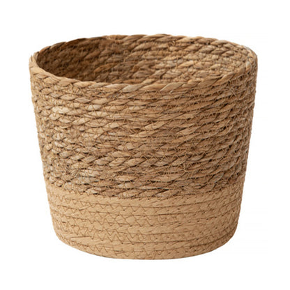 Straw Flower Pot Rattan Storage Basket