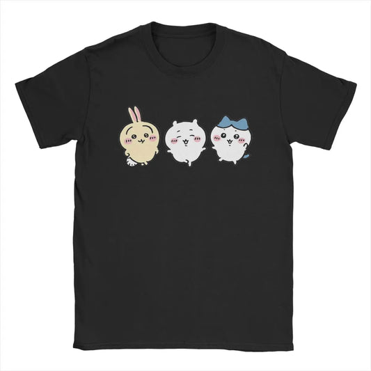 Multi-Colored Cute Kawaii Vintage Cotton T-Shirt