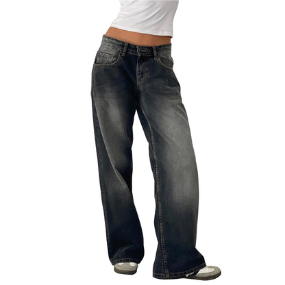 Y2k Vintage Low Waist Denim Jeans