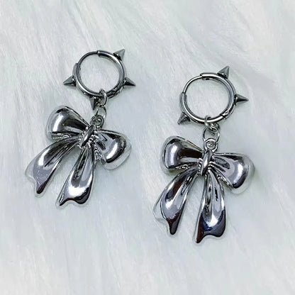 Y2K Bowknot Korean Fashion Cute Hoop Earring Fashion Set Pieces