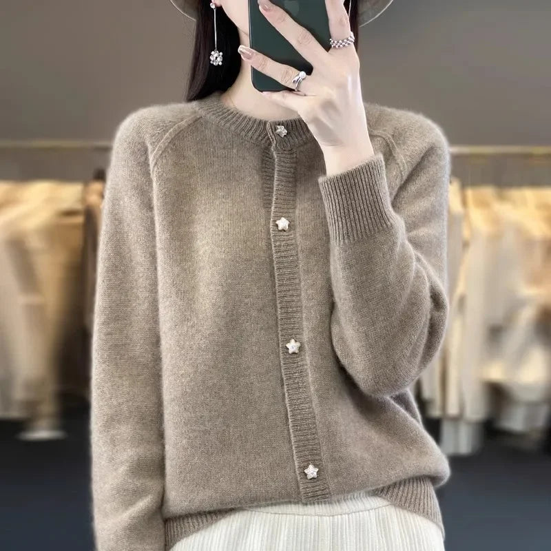 Knitted Autumn/Winter Cardigan Loose Jacket Top
