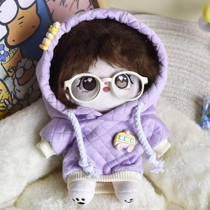 Cute DIY 20cm Cotton Doll Hoodies