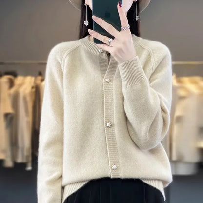 Knitted Autumn/Winter Cardigan Loose Jacket Top