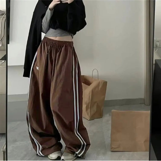 Multi-Colored Vintage Wide Leg Vintage Cargo Pants