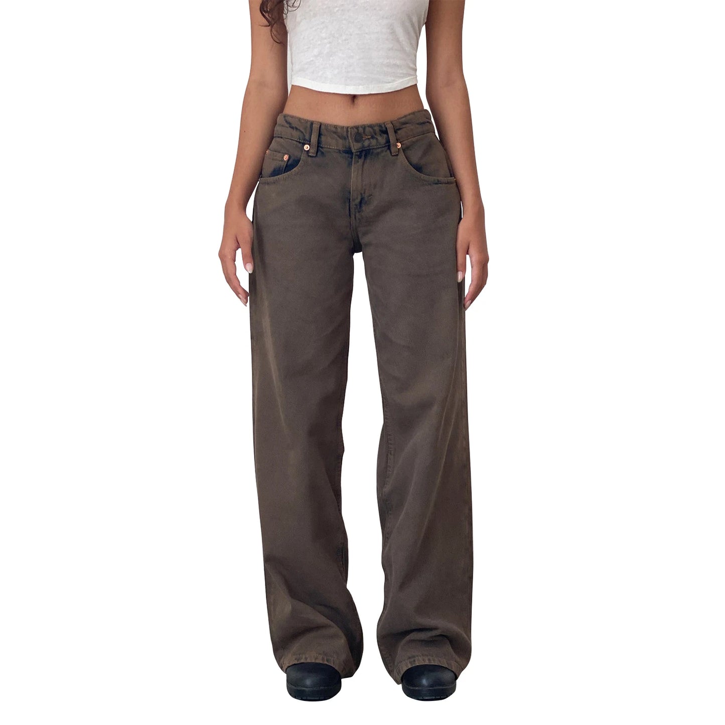 Y2k Vintage Low Waist Denim Jeans