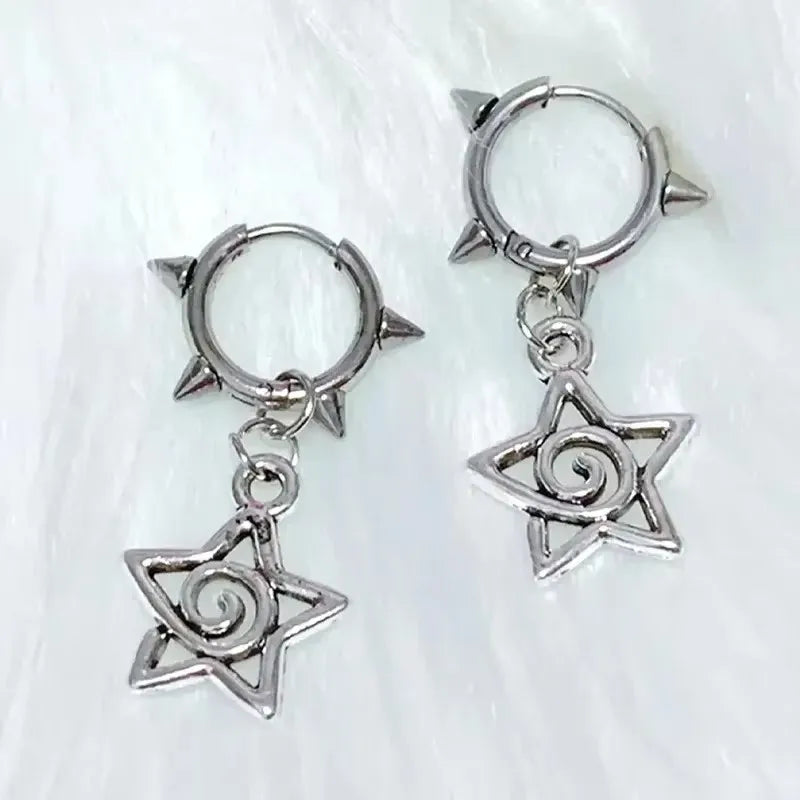 Y2K Bowknot Korean Fashion Cute Hoop Earring Fashion Set Pieces
