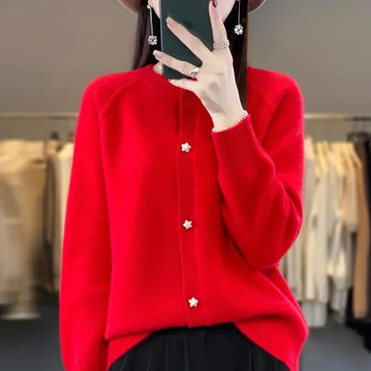 Knitted Autumn/Winter Cardigan Loose Jacket Top