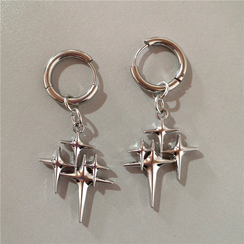 Y2K Bowknot Korean Fashion Cute Hoop Earring Fashion Set Pieces