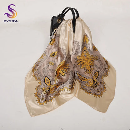 Silk Printed Rose Scarf