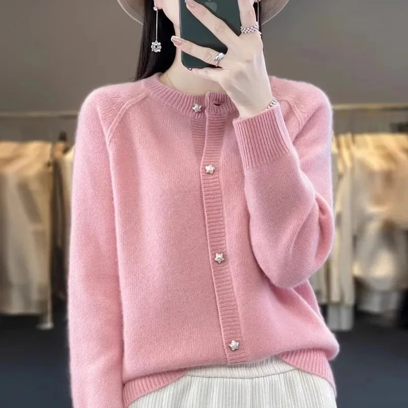 Knitted Autumn/Winter Cardigan Loose Jacket Top