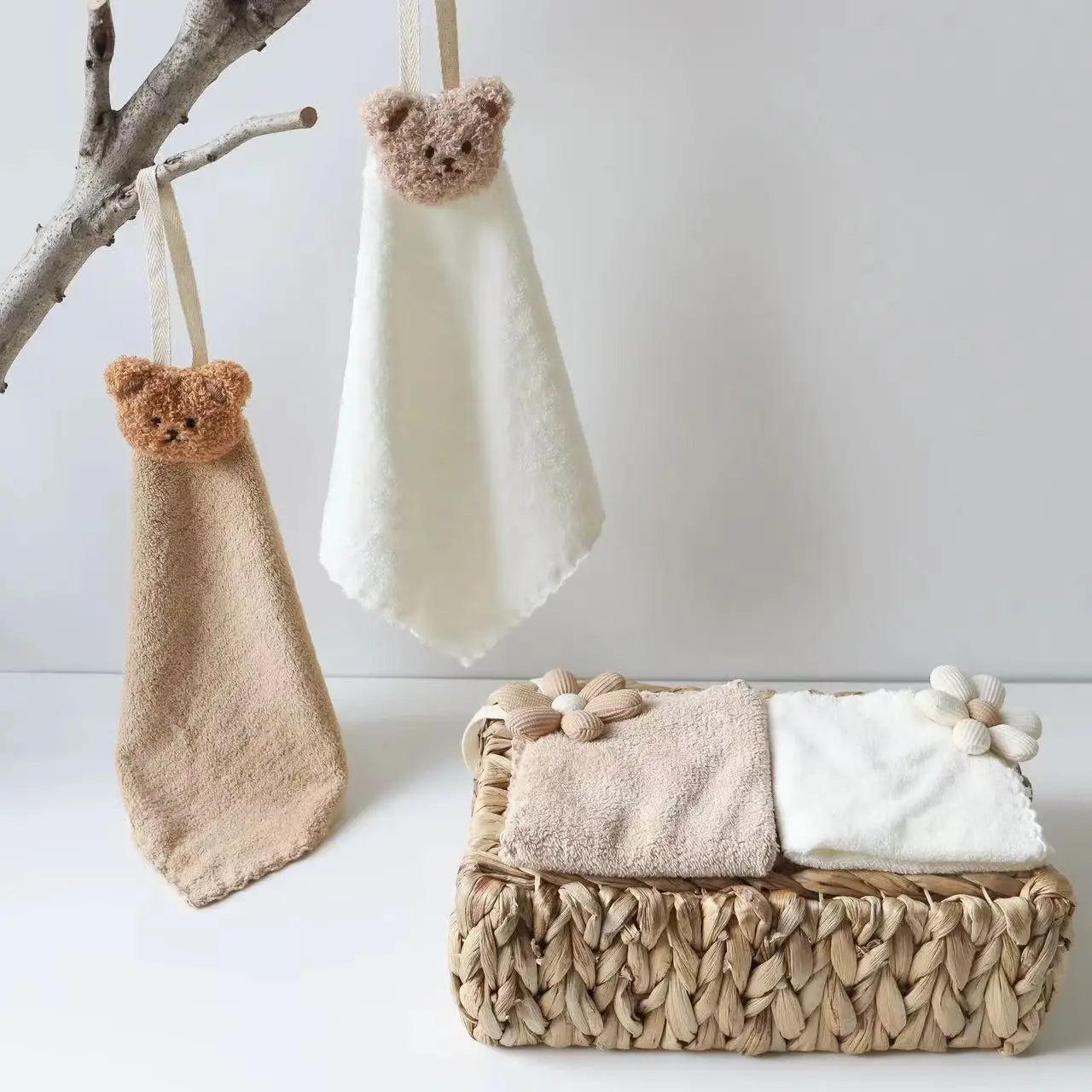 Mini Baby Bear Fingertip Water Absorption Towels