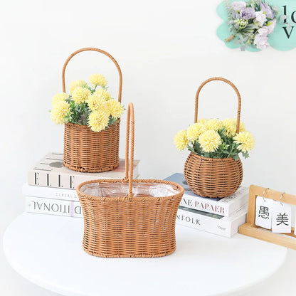 Gift Woven Flower Handmake Baskets