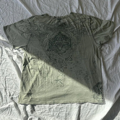 Y2K Graphic Oversized Star Cyber T-Shirt