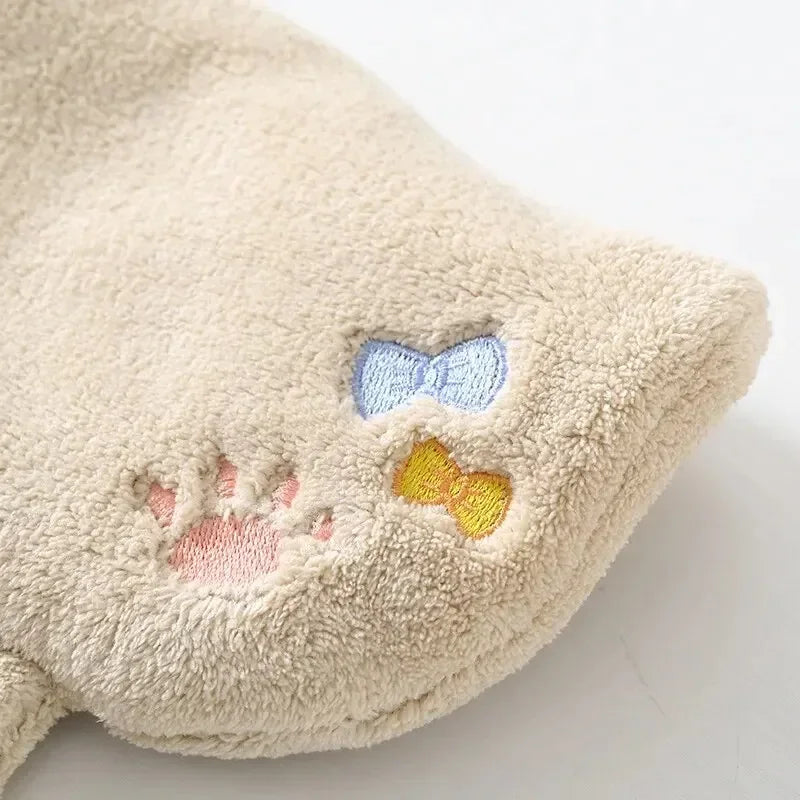 Cartoon Tanuki Cat Hanging Towels