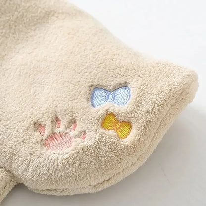 Cartoon Tanuki Cat Hanging Towels