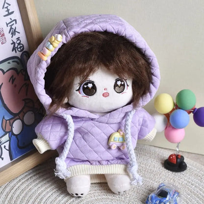 Cute DIY 20cm Cotton Doll Hoodies