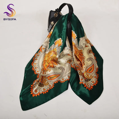 Silk Printed Rose Scarf