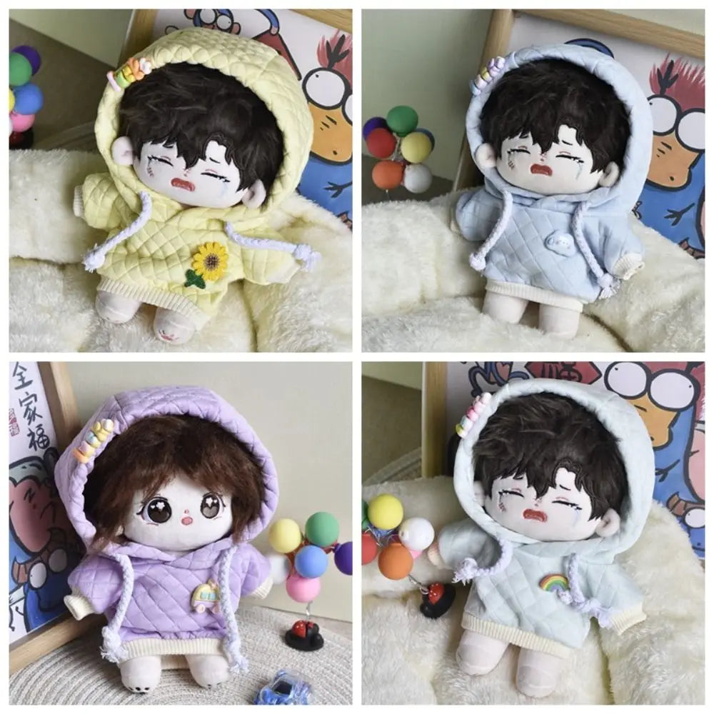 Cute DIY 20cm Cotton Doll Hoodies