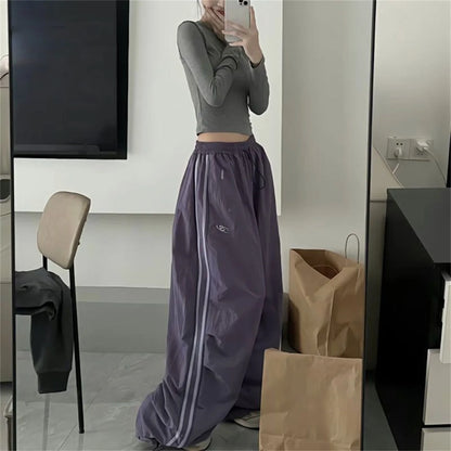 Multi-Colored Vintage Wide Leg Vintage Cargo Pants