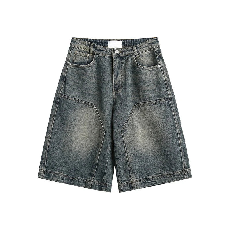Y2K Vintage Washed Jean Shorts High Waist