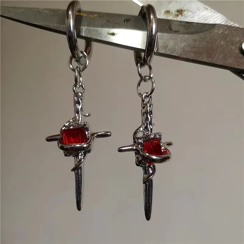 Y2K Bowknot Korean Fashion Cute Hoop Earring Fashion Set Pieces