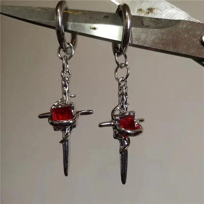 Y2K Bowknot Korean Fashion Cute Hoop Earring Fashion Set Pieces