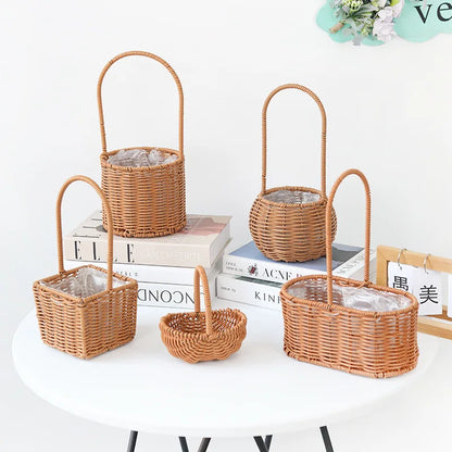 Gift Woven Flower Handmake Baskets