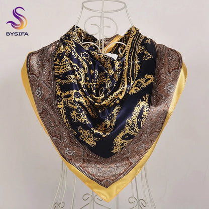 Silk Printed Rose Scarf