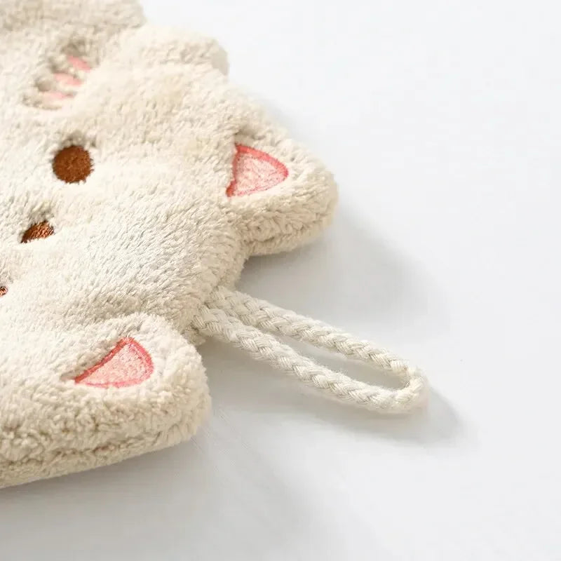 Cartoon Tanuki Cat Hanging Towels