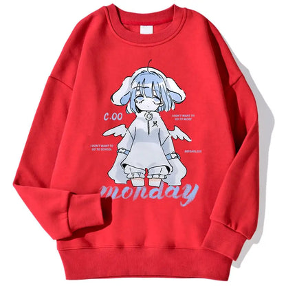 Fly Angel Mini Harajuku Anime Girl Kawaii Sweater