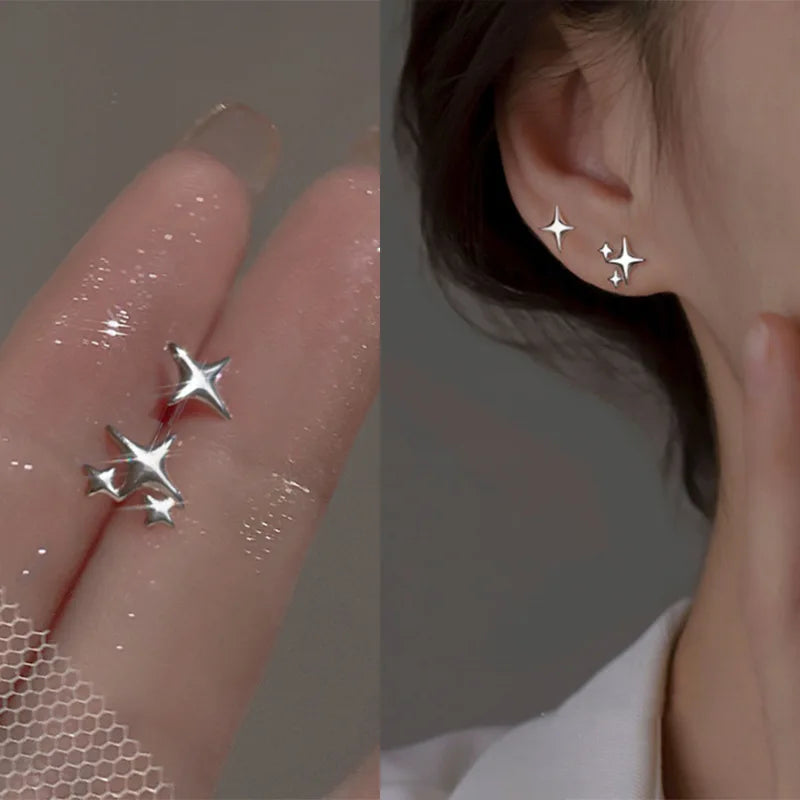 Mini Little Star Multi-Color Earrings