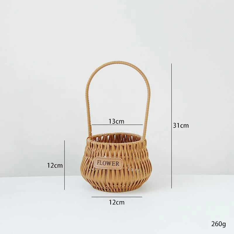 Gift Woven Flower Handmake Baskets